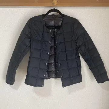 TAION 블랙 다운 자켓