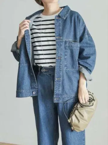어반 리서치 도어스 데님 돌먼 자켓