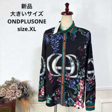 새상품 빅 사이즈 ONDPLUSONE 아트 셔츠