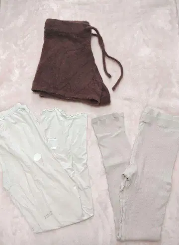 젤라또피케 룸웨어 묶음 판매 하의 수봉 하프 팬츠