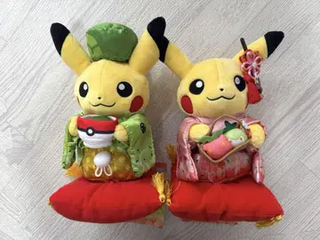 포켓몬 센터 교토 한정판 한나리 다회 놀이 피카츄