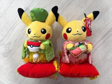 포켓몬 센터 교토 한정판 한나리 다회 놀이 피카츄