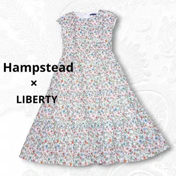Hampstead 리버티 꽃무늬 원피스 프렌치 슬리브
