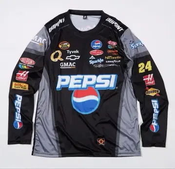 JEFF Gordon DUPONT PEPSI 로고 긴팔 저리