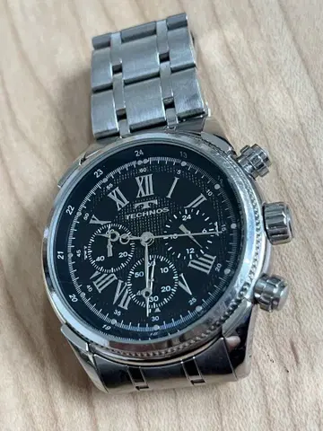 TECHNOS 크로노그래프 손목시계 T-1081