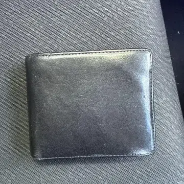 천연 가죽 접이식 지갑 블랙 ITALY LEATHER