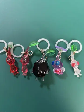 피크민 키링 5개 세트