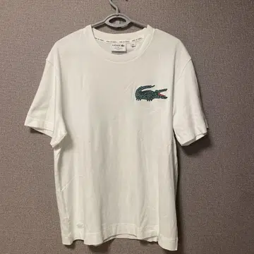라코스테 LACOSTE 화이트 T셔츠