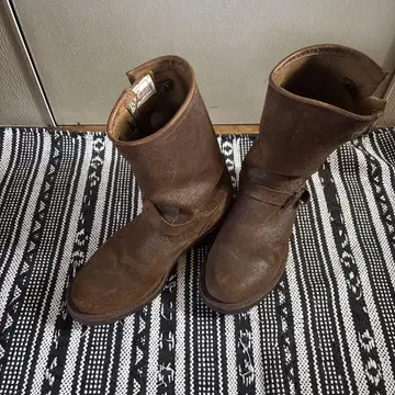 Chippewa 엔지니어 부츠 9EE 브라운