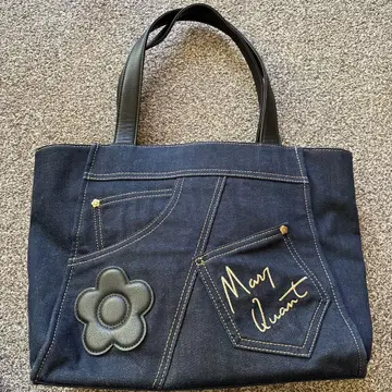 [ 새상품급 ] MARY QUANT 데님 토트백
