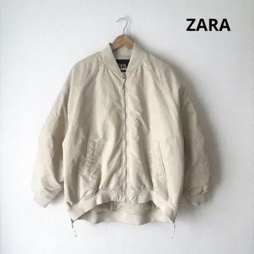 ZARA 자라 숏 기장 바시티 자켓 블루종 다운 자켓 여성용