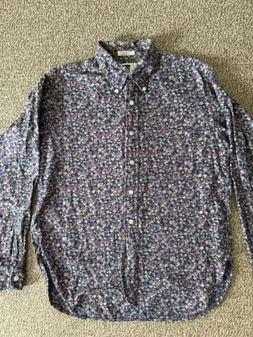 Engineered Garments 꽃무늬 셔츠 S 사이즈