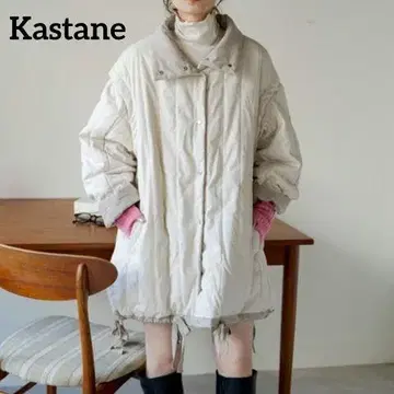 W7 Kastane 퀼팅 리버서블 미들 코트 size 1