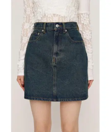SLY 스라이 DENIM S/SK-AB 데님 스커트