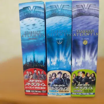 스타게이트: 아틀란티스 시즌 1.2.3 DVD-BOX 일본어 더빙