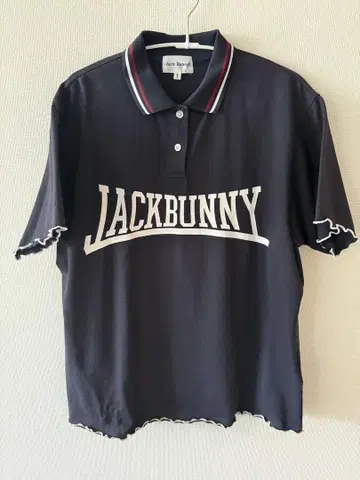 JACKBUNNY 네이비 피케 셔츠 사이즈 1