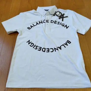BALANCE DESIGN 피케 셔츠 S 화이트