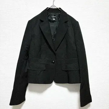 ONEIROS [ L ] 도트 무늬 테일러드 자켓 포멀 식전 깔끔한 블랙