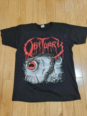 [ 새상품 ] Obituary 데스 메탈 M 사이즈