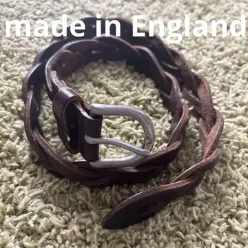 All leather made in England 가죽 벨트