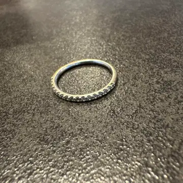 K10 화이트 골드 다이아몬드 반지 8호