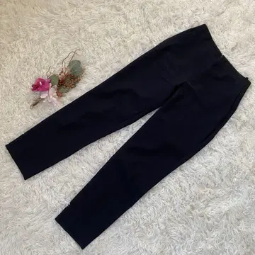 새상품급! INED 네이비 슬림핏 팬츠 7호(S) 뒷 허리밴딩