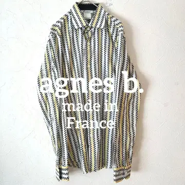 에네스베 옴 agnes b. 프랑스제 올 패턴 셔츠