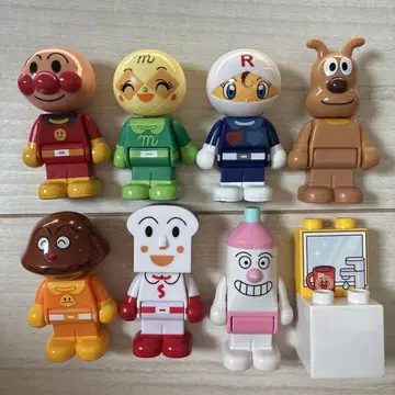 날아라 호빵맨 블록 라보 7체 세트