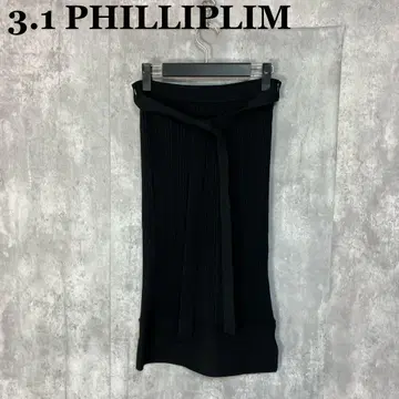3.1 PHILLIPLIM 벨트 니트 스커트 XS