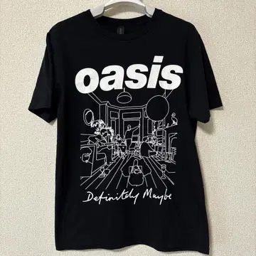 oasis Definitely Maybe 셔츠 블랙