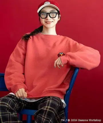 니코앤드 세서미 스트릿 엘모 맨투맨