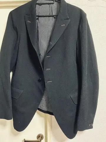 COPANO 다크 그레이 테일러드 자켓 울 혼방