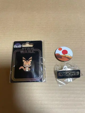 스타 워즈 셀레브레이션 로즈 캣 핀 배지 세트 2
