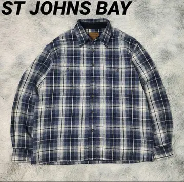 90s ST JOHNS BAY 세인트존스베이 헤비 플란넬 셔츠