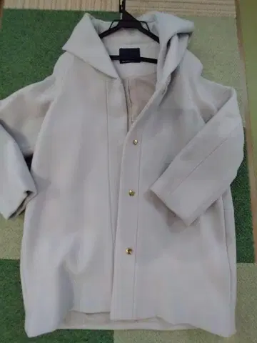 GALLARDAGALANTE NAVY 후드 부착 코트