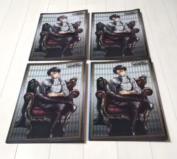 진격의 거인 리바이 엘렌 클리어 파일 홀더 4개 세트