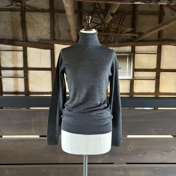 JOHN SMEDLEY 터틀넥 긴팔 풀오버 그레이 계열 S