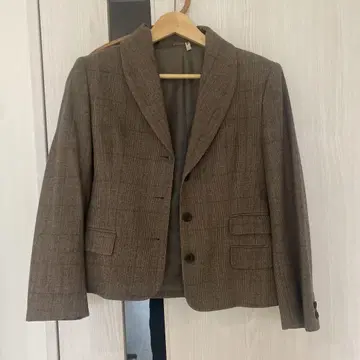 마가렛호웰 자켓 체크 상의