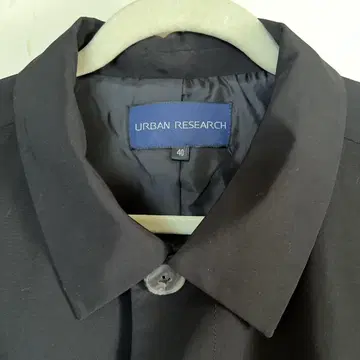 URBAN RESEARCH 블랙 스텐카라 코트 used40