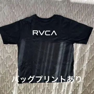 RVCA 루카 T셔츠 블랙 M사이즈 백 프린트 있음