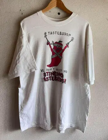 90s HANES 굿 레귤러 t셔츠 고추 구제 의류 반팔 XXL 화이트