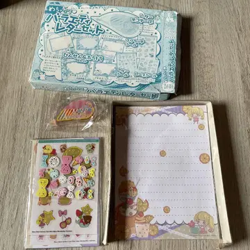 리본 부록. 파스텔 디자인 스티커 세트