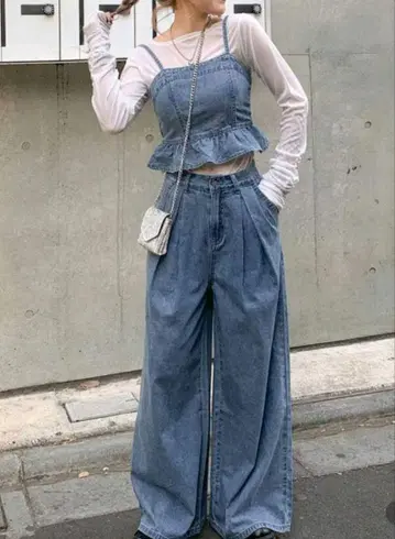 데님 블루 살로펫