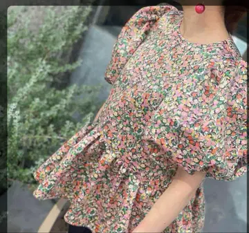 TSURU By MARIKO OIKAWA 플라워 프린트 상의