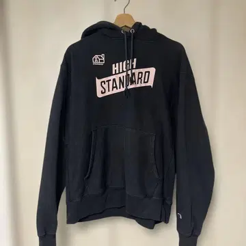 HIGH STANDARD 블랙 후드티 사이즈 L