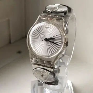 Swatch 스와치 팔찌 워치 아날로그 손목시계 실버 작동
