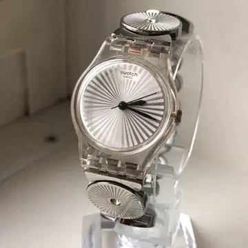 Swatch 스와치 팔찌 워치 아날로그 손목시계 실버 작동