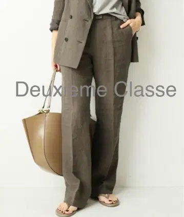 Deuxieme Classe 슬림 플레어 팬츠(아사) 2 사이즈 36