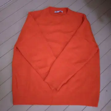 ZARA 오버사이즈 오렌지 니트 긴팔