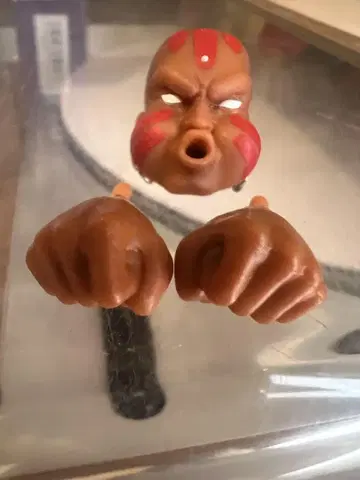 JADA 스트리트 파이터 달심 피규어 부품 표정이 풍부한 얼굴과 손